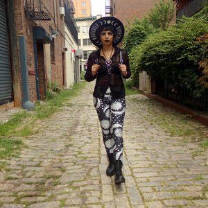 Women's Sun Moon Black Legging